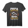 Geschenk Papa zu sein ist eine Ehre Opa zu sein unbezahlbar - Lustiges Vintage Retro T-Shirt für Vatertag, Weihnachten & Geburtstag
