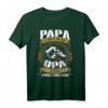 Geschenk Papa zu sein ist eine Ehre Opa zu sein unbezahlbar - Lustiges Vintage Retro T-Shirt für Vatertag, Weihnachten & Geburtstag