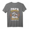 Geschenk Papa zu sein ist eine Ehre Opa zu sein unbezahlbar - Lustiges Vintage Retro T-Shirt für Vatertag, Weihnachten & Geburtstag