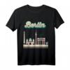 Berlin Geschenk für Jungen und Fans - Alexanderplatz Berliner Bär T-Shirt mit Brandenburger Tor & Fernsehturm als Souvenir