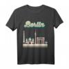 Berlin Geschenk für Jungen und Fans - Alexanderplatz Berliner Bär T-Shirt mit Brandenburger Tor & Fernsehturm als Souvenir