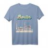 Berlin Geschenk für Jungen und Fans - Alexanderplatz Berliner Bär T-Shirt mit Brandenburger Tor & Fernsehturm als Souvenir