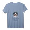 Damen BERNER SENNENHUND Mama T-Shirt mit V-Ausschnitt – Lustiges Hundemama-Outfit für Gassi, Hundeschule & Welpenliebe, perfekt als Weihnachts- oder Geburtstagsgeschenk