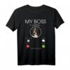 Berner Sennenhund my Boss T-Shirt – Süßes Motiv für Hundebesitzer, Tierfreunde & Hundeliebhaber, perfektes Geschenk für Hunde Papa, Mama, Opa & Oma