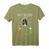 Berner Sennenhund my Boss T-Shirt – Süßes Motiv für Hundebesitzer, Tierfreunde & Hundeliebhaber, perfektes Geschenk für Hunde Papa, Mama, Opa & Oma