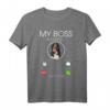 Berner Sennenhund my Boss T-Shirt – Süßes Motiv für Hundebesitzer, Tierfreunde & Hundeliebhaber, perfektes Geschenk für Hunde Papa, Mama, Opa & Oma