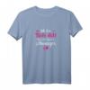 Werdende Mutter Geschenk T-Shirt mit Babyfüßen – Lustiges Schwangerschaftsshirt für die werdende Mama mit Vintage Motiv