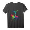 Voltigieren T-Shirt - Klassisch geschnittenes Reitsportshirt für Voltigierer & Pferdesportfans