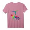 Voltigieren T-Shirt - Klassisch geschnittenes Reitsportshirt für Voltigierer & Pferdesportfans