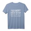 Als Gott Mich Schuf Grinste Er - Lustiges Witziges Spruch T-Shirt für Männer als Geschenk