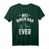 Herren Best Biker Dad Geschenk | Papa Motorradfahrer T-Shirt für Vatertag, Geburtstag & Weihnachten