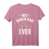 Herren Best Biker Dad Geschenk | Papa Motorradfahrer T-Shirt für Vatertag, Geburtstag & Weihnachten