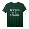 Grandpa Never Underestimate Old Man Fahrrad Fahrrad Papa Radfahren T-Shirt – Lustiges Fahrradgeschenk für Opa, Papa & Fahrradliebhaber zum Vatertag