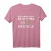 Grandpa Never Underestimate Old Man Fahrrad Fahrrad Papa Radfahren T-Shirt – Lustiges Fahrradgeschenk für Opa, Papa & Fahrradliebhaber zum Vatertag