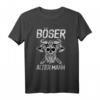 Böser alter Mann Totenkopf Wikinger Valhalla T-Shirt – Perfektes Geschenk für Biker, Skull-Fans & Motorradfahrer zu Weihnachten, Vatertag & Geburtstag