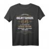 66. Geburtstag Mann T-Shirt – Lustiges Oldtimer & Motorradfahrer Geschenk für Jahrgang 1955, Papa & Opa