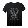 Biker Papa Motorradfahrer Vatertag T-Shirt - Lustiges Geschenk für Motorradväter, Großväter & Motorradliebhaber
