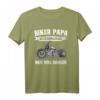 Biker Papa Wie Ein Normaler Papa Nur Viel Cooler Motorrad T-Shirt - Perfektes Geschenk für Motorradfahrer, Biker und Vatertag