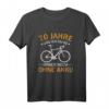 70. Geburtstag Geschenk Fahrrad Rennrad Spruch T-Shirt – Lustiges Retro Bike Motiv für Rentner, Oma, Opa, Vater & Radfahrer