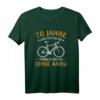 70. Geburtstag Geschenk Fahrrad Rennrad Spruch T-Shirt – Lustiges Retro Bike Motiv für Rentner, Oma, Opa, Vater & Radfahrer