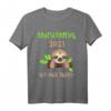Ich war dabei 2021 Homeschooling Schulkind T-Shirt – Lustiges Faultier Geschenk für Schüler, Kinder und Eltern im Distanzunterricht