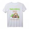 Ich war dabei 2021 Homeschooling Schulkind T-Shirt – Lustiges Faultier Geschenk für Schüler, Kinder und Eltern im Distanzunterricht