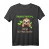 Ich war dabei 2021 Homeschooling Schulkind T-Shirt - Lustiges Faultier Geschenk für Schüler, Kindergarten und Eltern beim Home Schooling