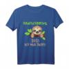 Ich war dabei 2021 Homeschooling Schulkind T-Shirt - Lustiges Faultier Geschenk für Schüler, Kindergarten und Eltern beim Home Schooling