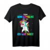 Dabbing Einhorn - Team Homeschooling 2020 2021 T-Shirt für Eltern, Lehrer & Kinder | Stay-At-Home & Lockdown Humor