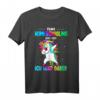 Dabbing Einhorn - Team Homeschooling 2020 2021 T-Shirt für Eltern, Lehrer & Kinder | Stay-At-Home & Lockdown Humor
