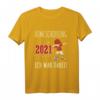 Kinder Homeschooling T-Shirt 2021 - Lustiges Fußballmotiv für Schulkind, Kindergarten & Distanzunterricht, ideales Geschenk