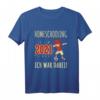 Kinder Homeschooling T-Shirt 2021 - Lustiges Fußballmotiv für Schulkind, Kindergarten & Distanzunterricht, ideales Geschenk