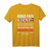 Lustiges Männertag & Vatertag T-Shirt mit Spruch – Bonus Papa & Stiefvater Geschenkidee für Himmelfahrt, Herrentag & besondere Anlässe