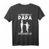 Wie der Papa so die Tochter T-Shirt – Personalisiertes Vatertagsgeschenk für Väter, Bonus- und Stiefväter