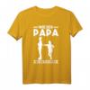 Wie der Papa so die Tochter T-Shirt – Personalisiertes Vatertagsgeschenk für Väter, Bonus- und Stiefväter