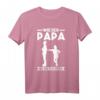 Wie der Papa so die Tochter T-Shirt – Personalisiertes Vatertagsgeschenk für Väter, Bonus- und Stiefväter
