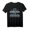 Stolzer Bonus Papa T-Shirt - Geschenk für Stiefvater, Stiefpapa & Bonus Papa zum Vatertag, klassisch, doppelt genäht