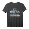 Stolzer Bonus Papa T-Shirt - Geschenk für Stiefvater, Stiefpapa & Bonus Papa zum Vatertag, klassisch, doppelt genäht
