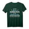 Stolzer Bonus Papa T-Shirt - Geschenk für Stiefvater, Stiefpapa & Bonus Papa zum Vatertag, klassisch, doppelt genäht