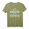 Stolzer Bonus Papa T-Shirt - Geschenk für Stiefvater, Stiefpapa & Bonus Papa zum Vatertag, klassisch, doppelt genäht