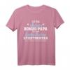 Stolzer Bonus Papa T-Shirt - Geschenk für Stiefvater, Stiefpapa & Bonus Papa zum Vatertag, klassisch, doppelt genäht
