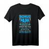 Bonus Papa T-Shirt – Lustiges Geschenk für Stiefvater, Bonusvater & Vatertag mit Humor für Männer & Frauen