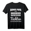 Bonus Papa T-Shirt mit lustigem Spruch - Für stolze Stiefväter, Geburtstags-, Weihnachts- & Vatertagsgeschenk