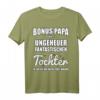 Bonus Papa T-Shirt mit lustigem Spruch - Für stolze Stiefväter, Geburtstags-, Weihnachts- & Vatertagsgeschenk