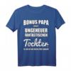 Bonus Papa T-Shirt mit lustigem Spruch - Für stolze Stiefväter, Geburtstags-, Weihnachts- & Vatertagsgeschenk