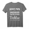 Bonus Papa T-Shirt mit lustigem Spruch - Für stolze Stiefväter, Geburtstags-, Weihnachts- & Vatertagsgeschenk