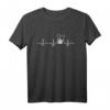 Border Collie Mama T-Shirt mit Herzschlag & EKG - Perfektes Geschenk für Hundeliebhaber zu Geburtstag & Weihnachten