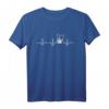 Border Collie Mama T-Shirt mit Herzschlag & EKG - Perfektes Geschenk für Hundeliebhaber zu Geburtstag & Weihnachten