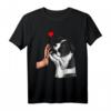 Border Collie Liebe T-Shirt für Hunde Mama, Frauchen & Herrchen – Perfektes Geschenk für Hundeliebhaber zu Geburtstag, Weihnachten & Muttertag
