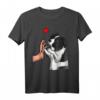 Border Collie Liebe T-Shirt für Hunde Mama, Frauchen & Herrchen – Perfektes Geschenk für Hundeliebhaber zu Geburtstag, Weihnachten & Muttertag